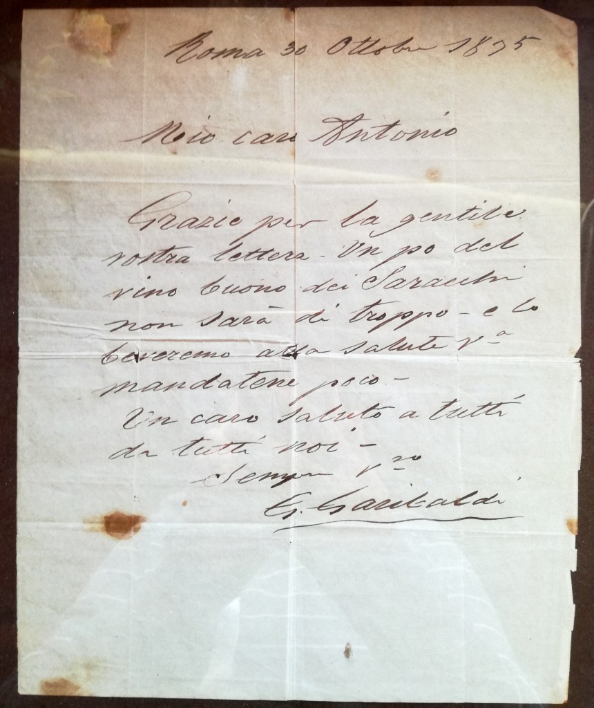 Lettera di Garibaldi