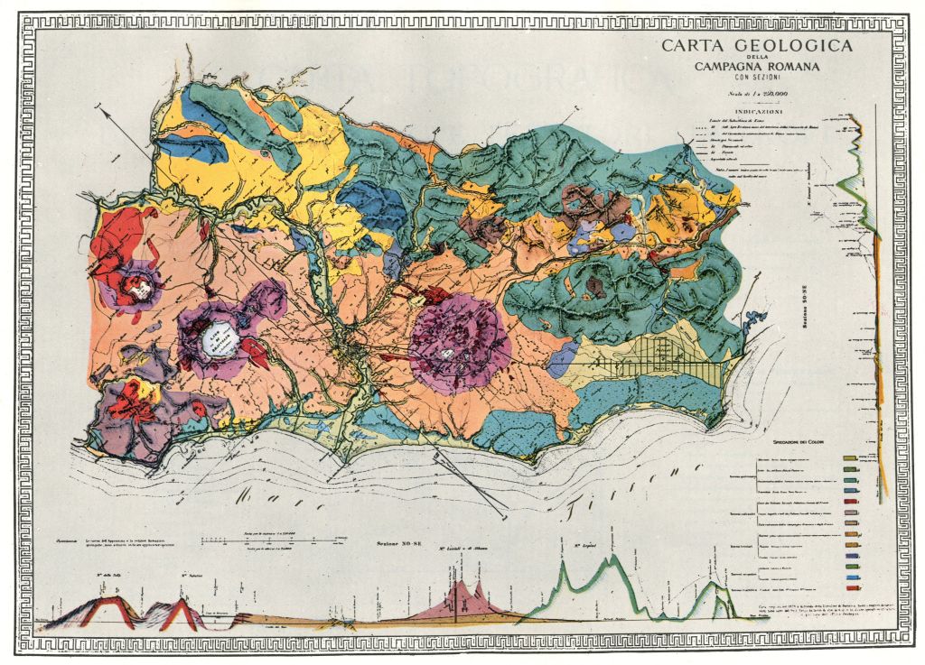 carta geologica roma