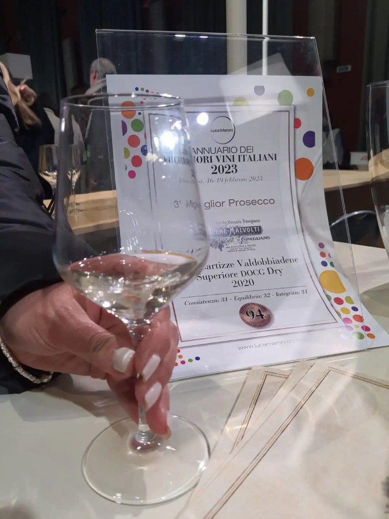 Un momento dell'evento I migliori vini italiani 2023 Luce Maroni del 16 febbraio 2023