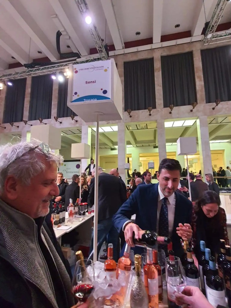 Un momento dell'evento I migliori vini italiani 2023 Luce Maroni del 16 febbraio 2023