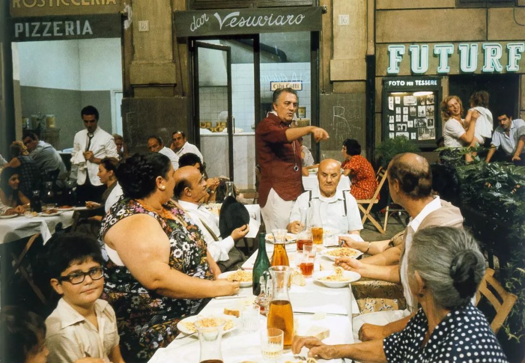Dar Vesuviaro trattoria romana Fellini