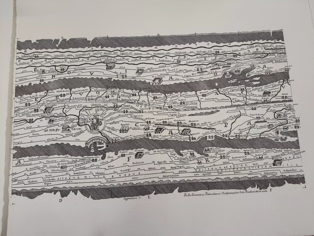 Tabula itineraria militaris Romana Antiqua foto S.Rinaldi