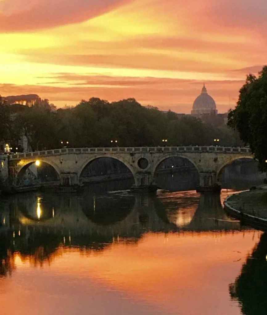 roma al tramonto